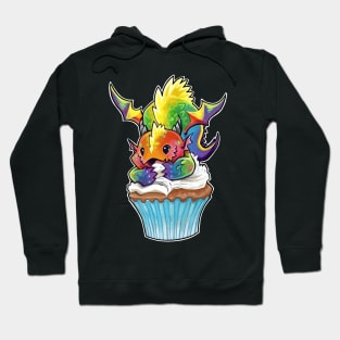 Cupcake dragon rainbow Hoodie